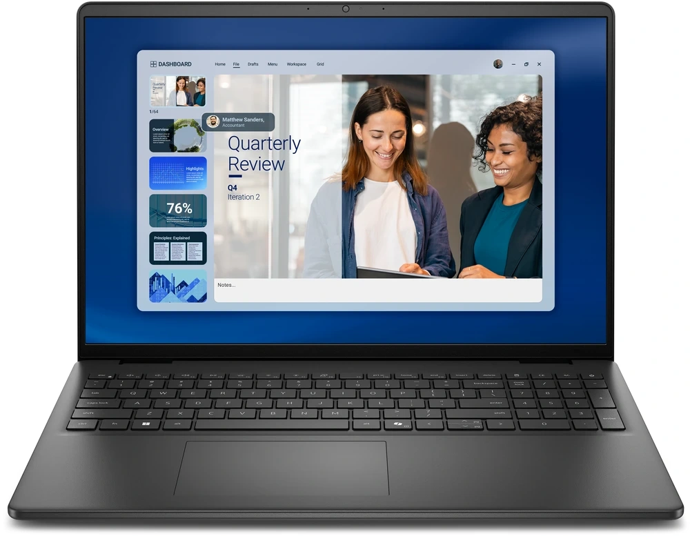 DELL 16 (LDC16255-A063BLK) 16" FHD+ TOUCHSCREEN LAPTOP BLACK (Pad Numerico)