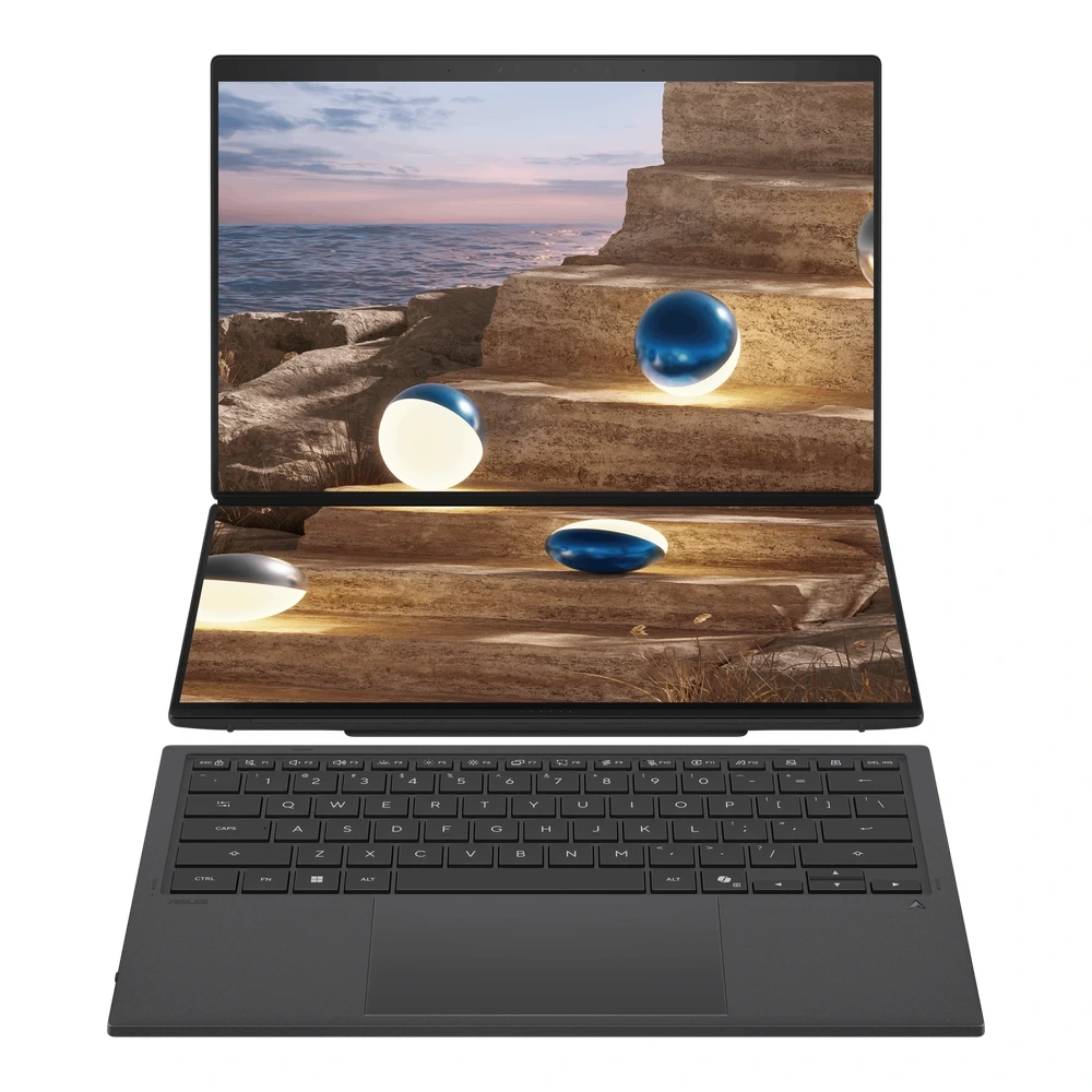 ASUS ZENBOOK DUO DUAL (UX8407AA-DS99T) 14" 3K OLED TOUCHSCREEN LAPTOP MOHER GRAY