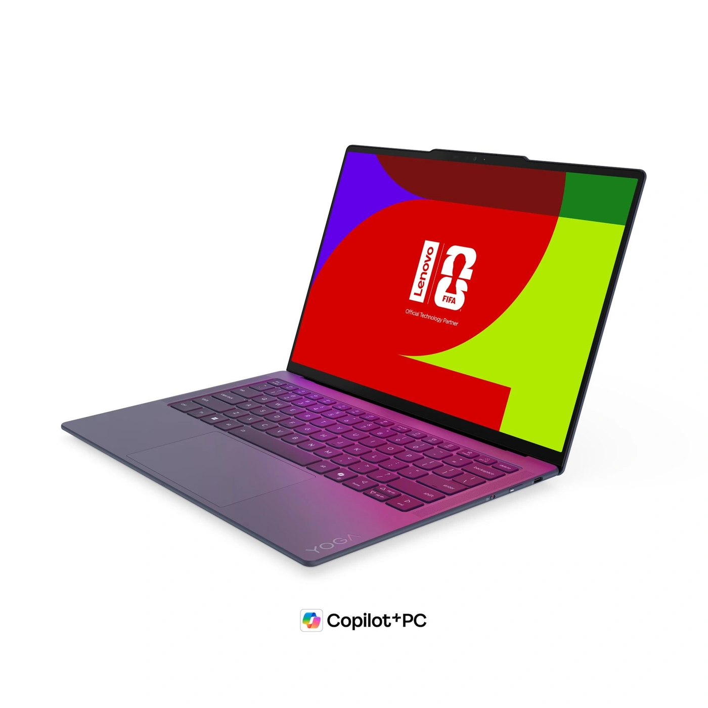 LENOVO YOGA SLIM 7i (83QK0011US) 14" 3K OLED TOUCHSCREEN LAPTOP COSMIC BLUE Aura FIFA 26 Edition