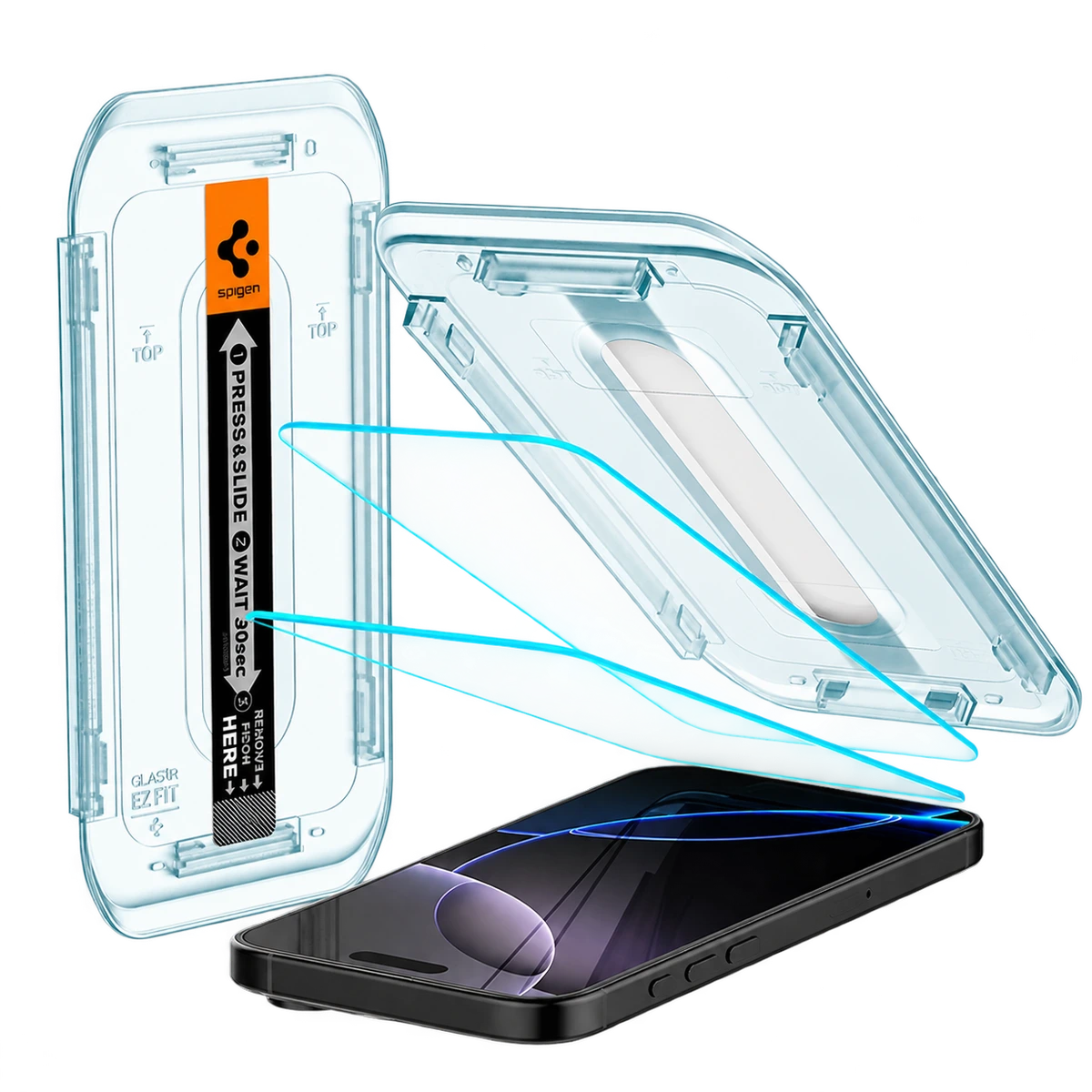 Protector Spigen GlasTR EZ Fit para iPhone 16 Pro