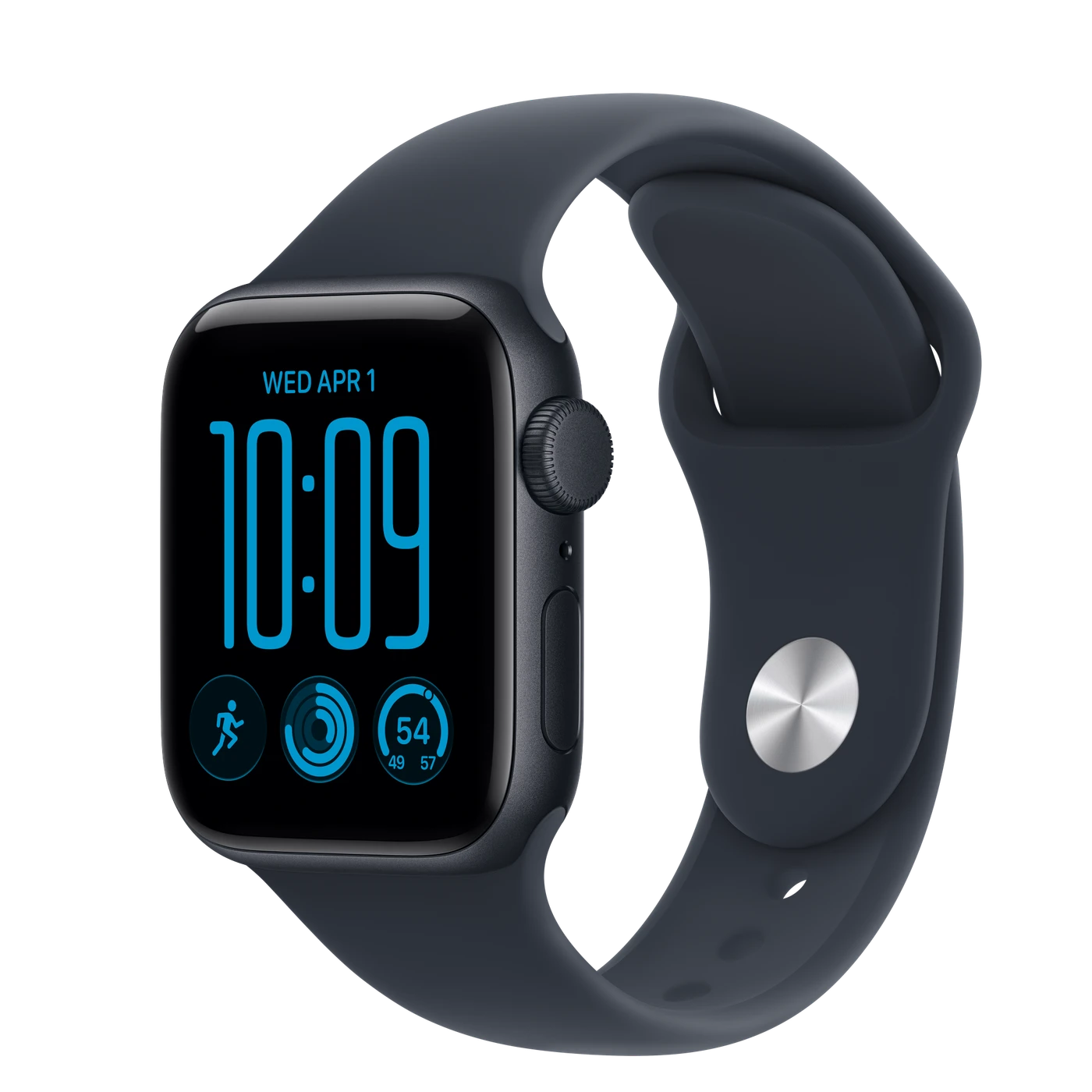 Apple Watch SE 3 (GPS) 40mm Midnight Aluminum Case with Midnight Sport Band S/M