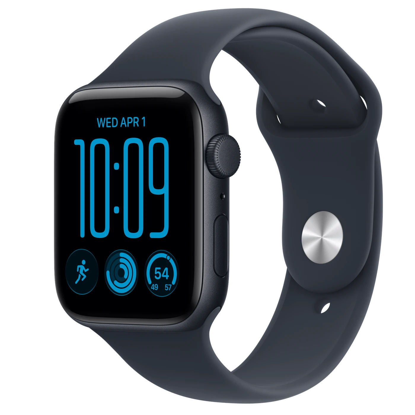 Apple Watch SE 3 (GPS) 44mm Midnight Aluminum Case with Midnight Sport Band M/L