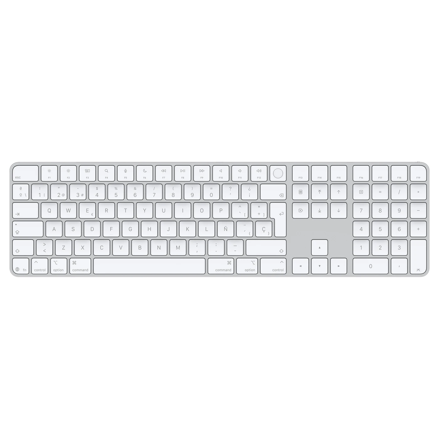 Teclado mágico con Touch ID y teclado numérico Blanco ( ) Español